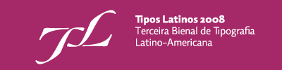 Logo da Terceira Bienal de Tipos Latinos 2008